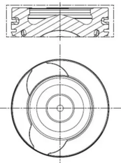Поршень MAHLE / KNECHT 021 PI 00128 000