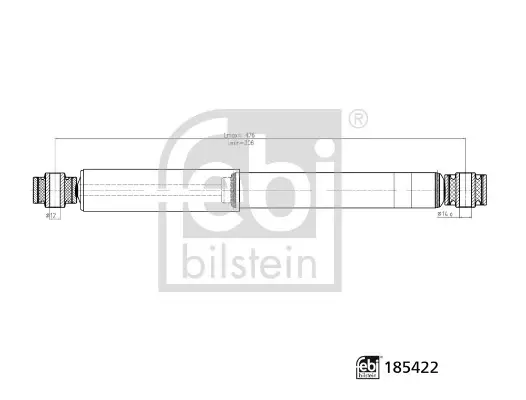 FEBI - Амортизатор FEBI BILSTEIN 185422 (фото 1)