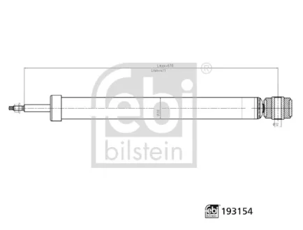 FEBI - Амортизатор FEBI BILSTEIN 193154