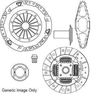 Комплект зчеплення з вижимним та вилкою MINI 06-16 (200mm17z) NATIONAL CK10027