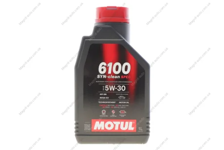 Олива моторна Technosynthese д/авто MOTUL 6100 Syn-clean Spec 5W30 1L Motul 814311