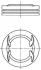 Поршень двигуна MAHLE / KNECHT 011 PI 00111 000 (фото 1)