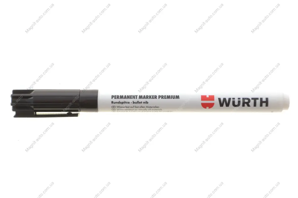 Маркер перманентний чорнильний PREMIUM, чорний, 1 mm {арт. } Wurth 0967915311 (фото 1)