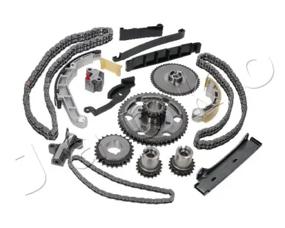 К-кт цепи ГРМ (18 деталей) Nissan Navara D22, D40 (02-), X-Trail (01-) 2.5 dCi, JAPKO KJK116
