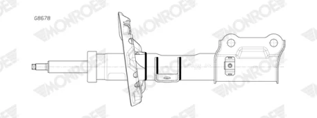 Амортизатор газомасляний MONROE G8678