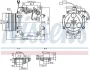 Компресор MITSUBISHI GALANT (2004) 2.4 GDI NISSENS 890879 (фото 7)