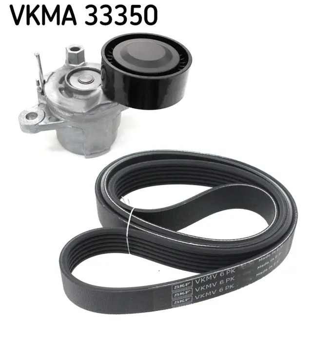 Роликовий модуль натягувача ременя (ролик, ремінь) SKF VKMA 33350 (фото 1)