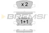 Гальмівні колодки зад. TESLA MODEL 3 17- (BREMBO) BREMSI BP3913 (фото 1)