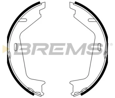 Гальмівні колодки бараб. XC90 02- BREMSI GF0608A