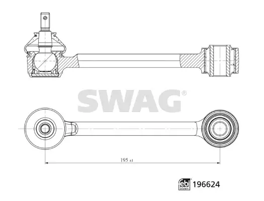 Важіль підвіски (Swag) SWAG 33112276 (фото 1)