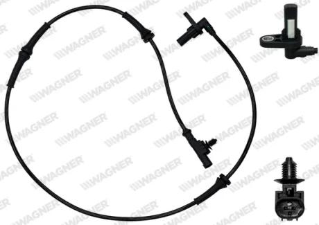 LAND ROVER Датчик ABS передн. Discovery 04- WAGNER ABS01197