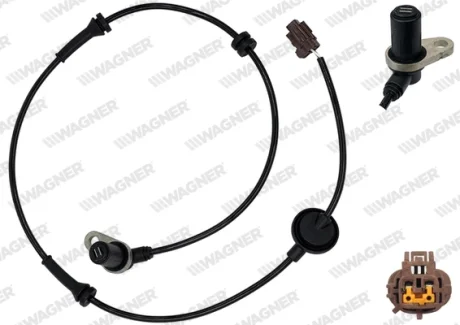 Датчик ABS NISSAN X-TRAIL (Т30) 01-13 перед. Л WAGNER ABS00914