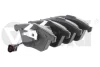 Колодки гальмівні передні з датчиком Audi A3, TT/VW Golf VI/Seat Leon (05-16) VIKA Vika 66981704701 (фото 1)