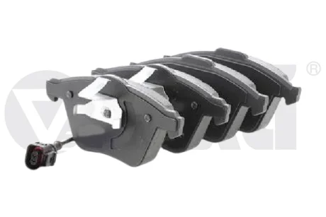 Колодки гальмівні передні з датчиком Audi A3, TT/VW Golf VI/Seat Leon (05-16) VIKA Vika 66981704701