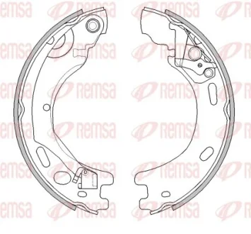 LANDROVER щоки ручного гальма Discovery III,IV,Range Rover Sport 05- REMSA 4520.00