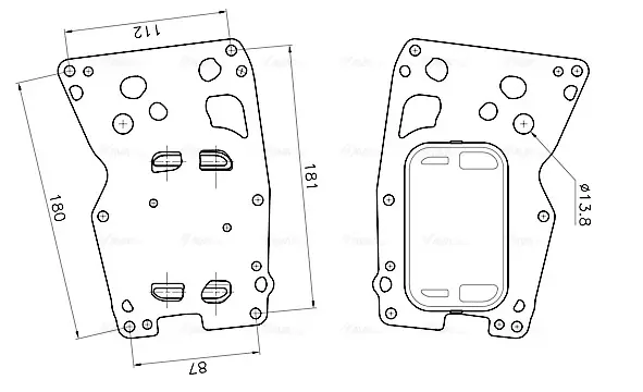 Радіатор масляний BMW 3 F30 (12-), 5 F10 (10-), 7 F01 (09-), X3 F25 (11-), X5 F15 (14-) 3.0D AVA AVA COOLING BW3627 (фото 1)