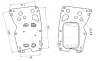 Радіатор масляний BMW 3 F30 (12-), 5 F10 (10-), 7 F01 (09-), X3 F25 (11-), X5 F15 (14-) 3.0D AVA AVA COOLING BW3627 (фото 1)