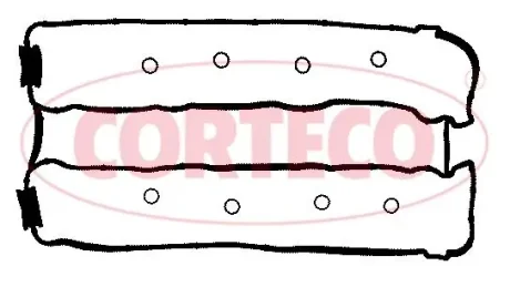 OPEL прокладка клап.кришки 2.5 V6 94- CORTECO 440474P