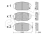 HYUNDAI Гальмівні колодки TUCSON (NX4E, NX4A) 1.6 CRDi 20-, KIA CEED Hatchback Van (CD) T-GDI GT 18- CIFAM 822-1361-0 (фото 1)