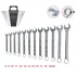 Комплект комбінованих ключів, вигнутих, 12 шт, 8-19 мм Ks tools 517.0052