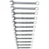 Комплект комбінованих ключів, вигнутих, 12 шт, 8-19 мм Ks tools 517.0052 (фото 3)