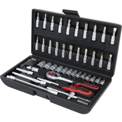 Комплект торцевих ключів 1/4" 46 шт Ks tools 911.0646 (фото 1)