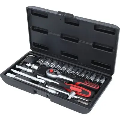 Комплект торцевих ключів 1/4" 25 шт Ks tools 911.0625 (фото 1)