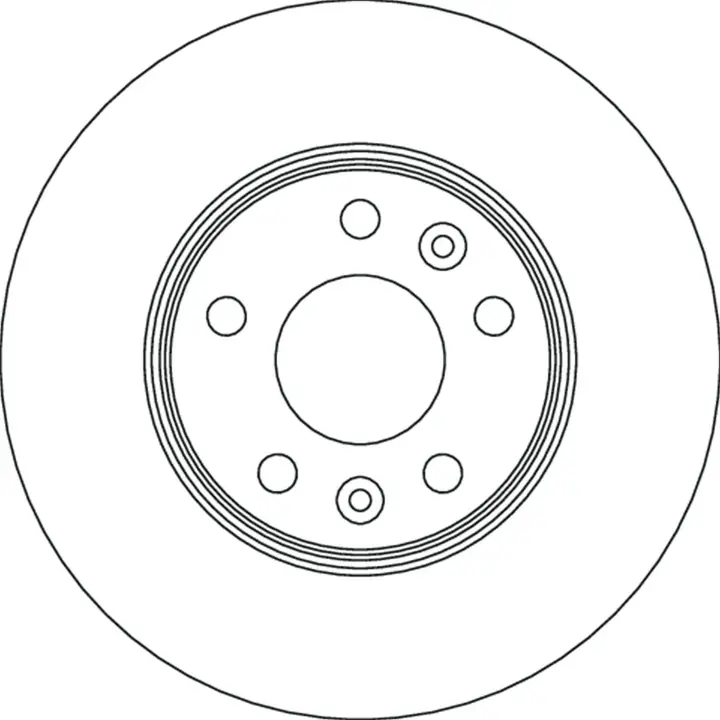 Гальмівний диск TRW DF6720S (фото 1)