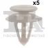 Кліпса кріплення (затискач) Fischer Automotive One (FA1) 87-40001.5 (фото 1)