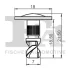 Кліпса кріплення (затискач) Fischer Automotive One (FA1) 11-40094.10 (фото 2)