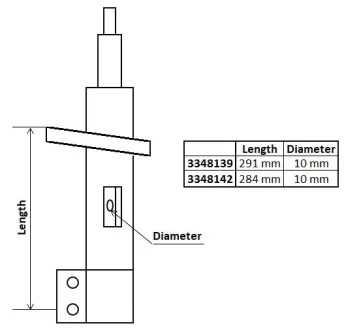Амортизатор газомасляний KYB 3348139