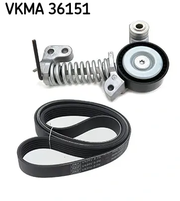 Роликовий модуль натягувача ременя (ролик, ремінь) SKF VKMA 36151 (фото 1)