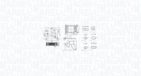 Масляний радіатор MAGNETI MARELLI 350300001300