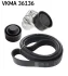 Роликовий модуль натягувача ременя (ролик, ремінь) SKF VKMA 36136