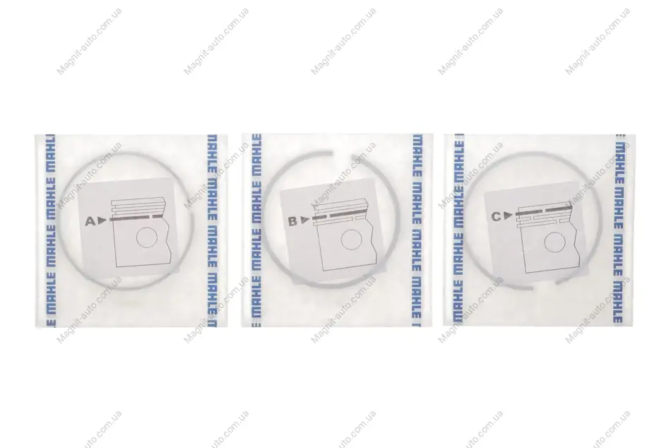Кільця поршневі MAHLE / KNECHT 081 RS 00128 0N0 (фото 1)