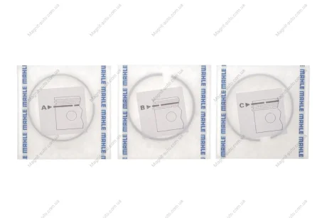 Кільця поршневі MAHLE / KNECHT 081 RS 00128 0N0