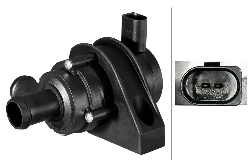 VW Додатковий водяний насос TRANSPORTER V 1.9-3.2 TDI 03-, MULTIVAN V 1.9-3.2 TDI 03 HELLA 8TW 358 304-601 (фото 1)
