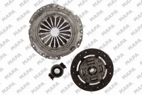 MAPA VW К-кт зчеплення диск+ корзина + підшипник CADDY II (9K9A) 60 1.4 -04 Mapa 007190800