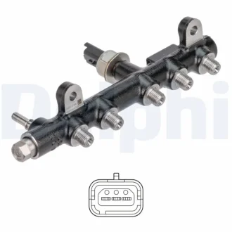 DELPHI Паливна рампа Citroen 2.0 13-, Ford 2.0 13- Delphi 28285170-12B1