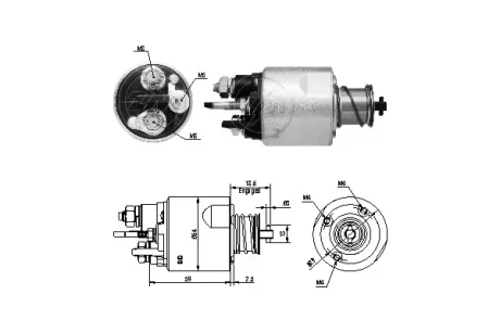 Реле втягуюче стартера ERA ZM5494