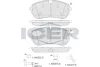 Комплект гальмівних колодок (дискових) ICER 182451-208 (фото 1)