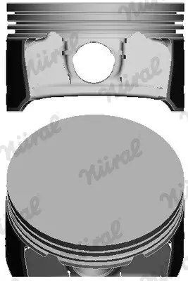 Поршень з кільцями OPEL 79.5 Z16XEP (вир-во) NURAL 87-427807-00 (фото 1)