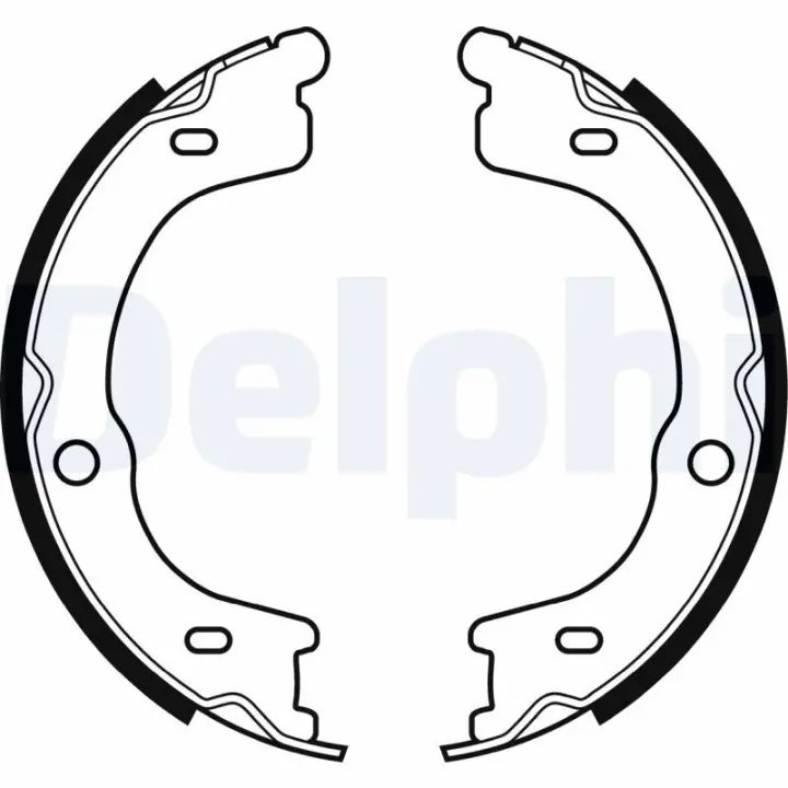 Гальмівна колодка KIA SORENTO I 2.5D/3.3 08.02-12.11 Delphi LS2048 (фото 1)