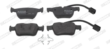 Комплект гальмівних колодок задн, ALFA ROMEO GIULIA, STELVIO MASERATI GHIBLI III, LEVANTE, QUATTROPORTE VI 2.0-3.8 08.13- FERODO FDB5242
