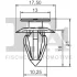 Кліпса кріплення (затискач) Fischer Automotive One (FA1) 11-40003.10 (фото 2)