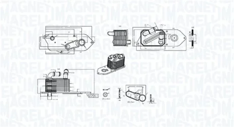 Масляний радіатор MAGNETI MARELLI 350300006800