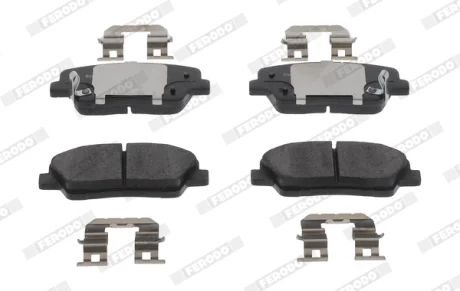 Комплект гальмівних колодок задн, HYUNDAI SANTA FÉ III KIA BORREGO, SORENTO II, SORENTO III, SORENTO II/SUV, STINGER 2.0-3.0D 11.07- FERODO FDB5238