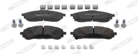 Комплект гальмівних колодок задн, FORD RANGER 2.0D 09.18- FERODO FDB5390