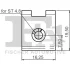 Кліпса кріплення (затискач) Fischer Automotive One (FA1) 11-40114.5 (фото 2)