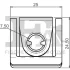 Кліпса кріплення (затискач) Fischer Automotive One (FA1) 11-40110.5 (фото 2)